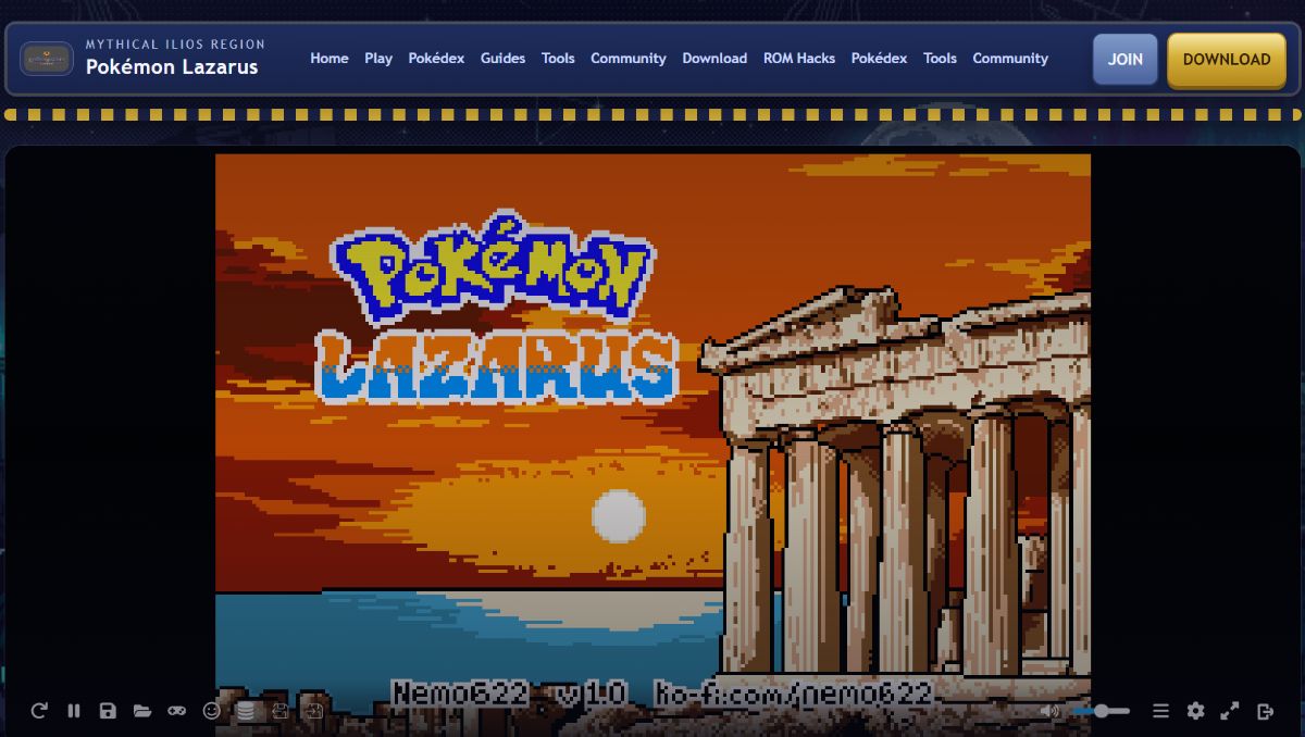 Pokémon Lazarus ROM hack 