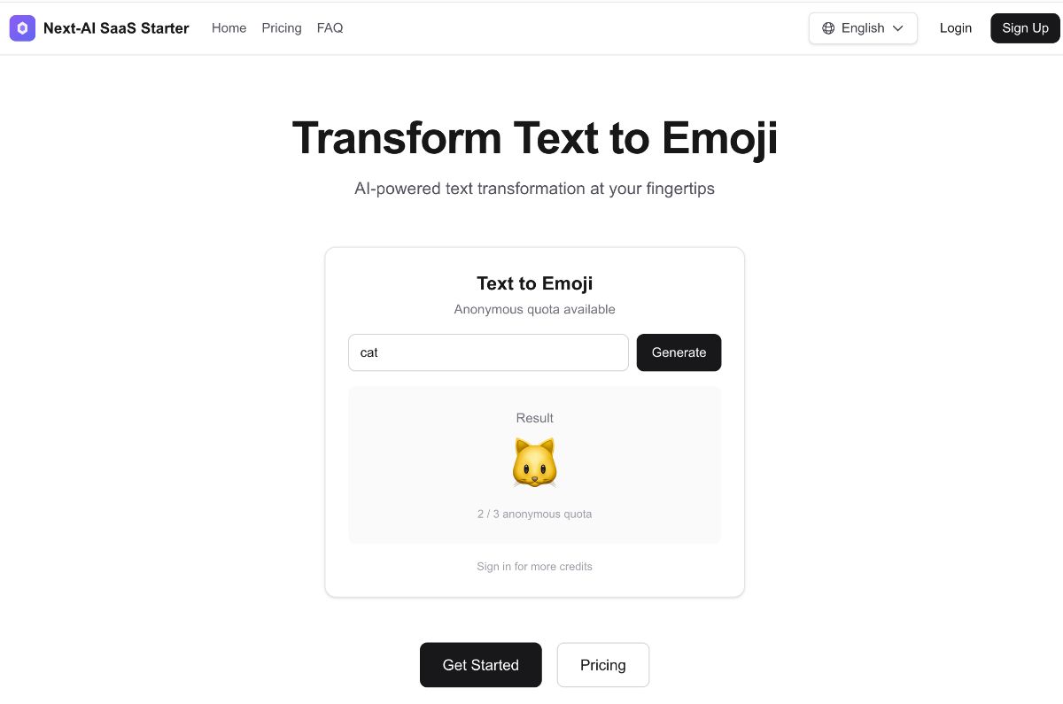 SaaStarter Pro（Next.js AI SaaS 启动模板）